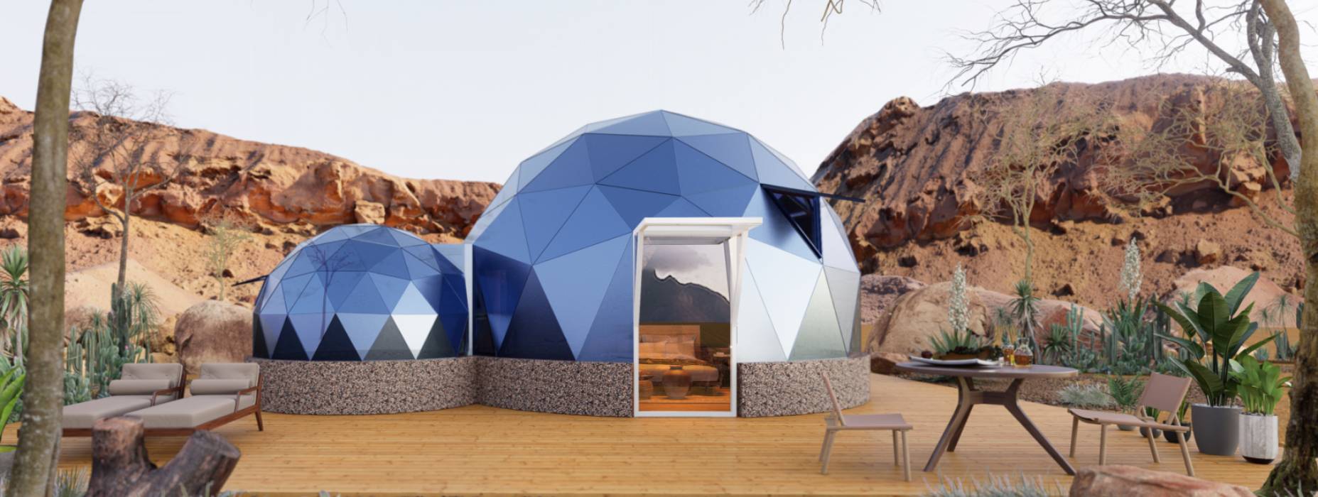 墨江球形智能光伏玻璃星空房